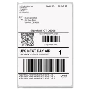 Replacement Shipping Label for BiofilmAlert Test Kits